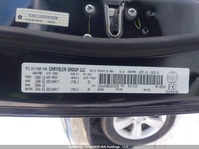 1C4NJDAB8ED815539 Jeep Compass Sport/north