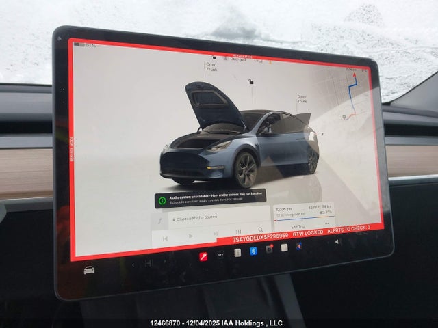 7SAYGDEDXSF296959 Tesla Model Y Long Range