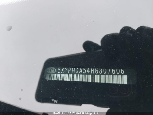 12467010 :رقم المزاد ، 5XYPHDA54HG307606 vin ، 2017 Kia Sorento 3.3l Ex/3.3l Ex+ مزاد بيع