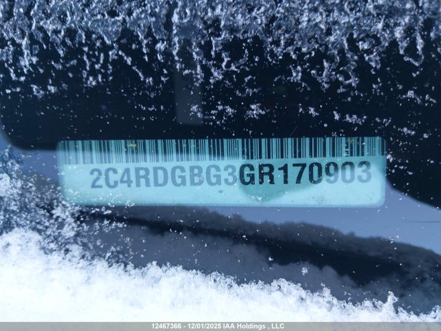 2C4RDGBG3GR170903 Dodge Grand Caravan