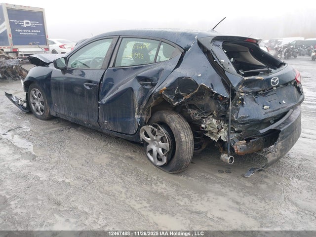 12467488 :رقم المزاد ، 3MZBM1K75FM161928 vin ، 2015 Mazda Mazda3 Gx مزاد بيع