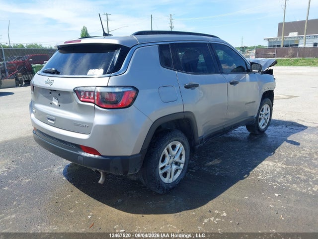 2019 Jeep Compass Sport მანქანა იყიდება აუქციონზე, vin: 3C4NJDABXKT776278, აუქციონის ნომერი: 12467520