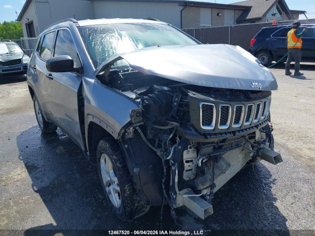 2019 Jeep Compass Sport მანქანა იყიდება აუქციონზე, vin: 3C4NJDABXKT776278, აუქციონის ნომერი: 12467520