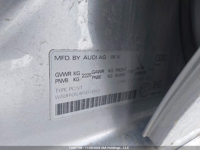 WAUFFCFL4FN013953 Audi A4