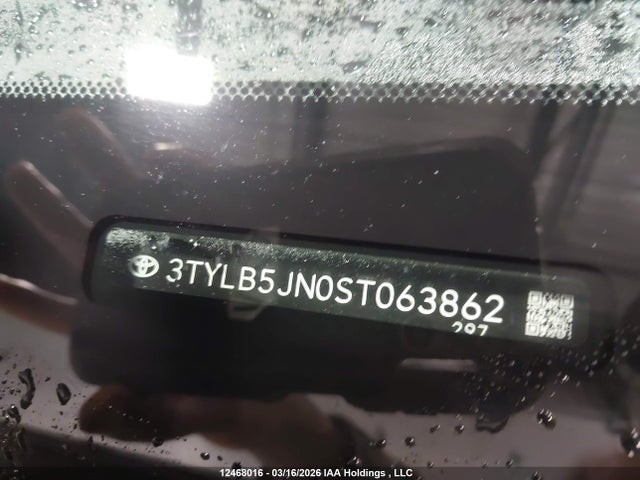 2025 Toyota Tacoma Double Cab/sr5/trd Sport/trd Off Road/ltd მანქანა იყიდება აუქციონზე, vin: 3TYLB5JN0ST063862, აუქციონის ნომერი: 12468016