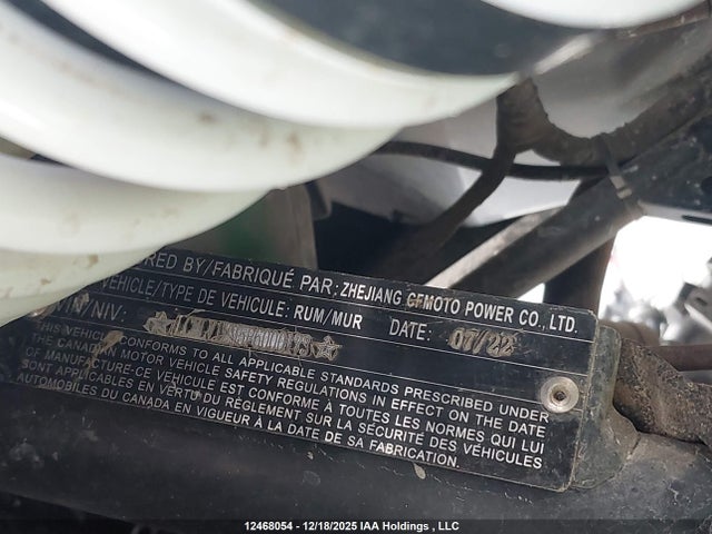 LCELV1ZM5P6000173 Cf Moto Zforce 950 Ho Ex