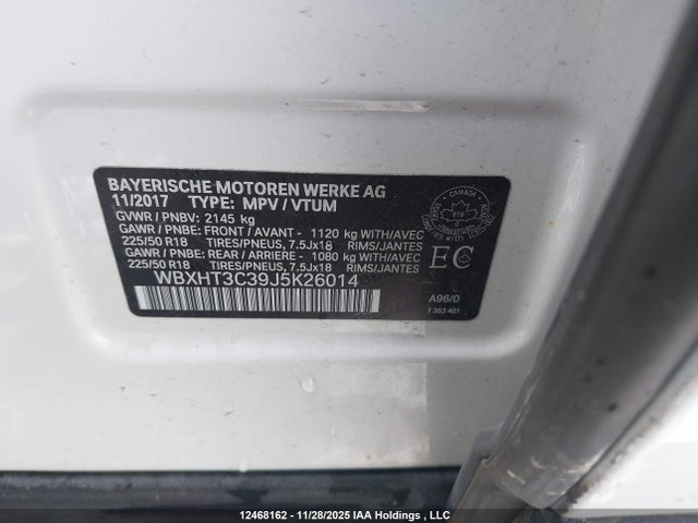 WBXHT3C39J5K26014 BMW X1 Xdrive28i