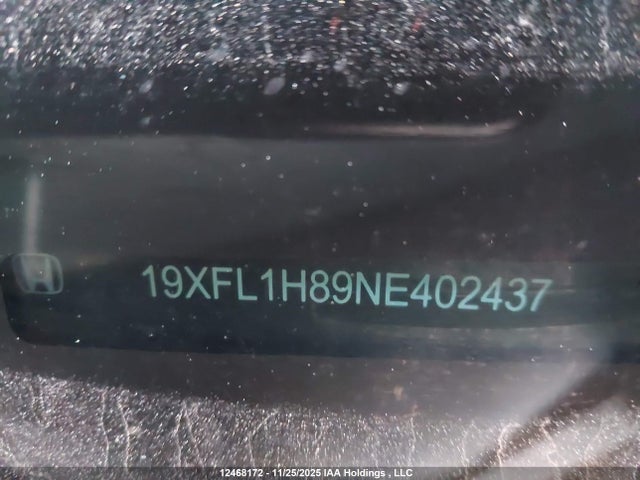 19XFL1H89NE402437 Honda Civic Sport