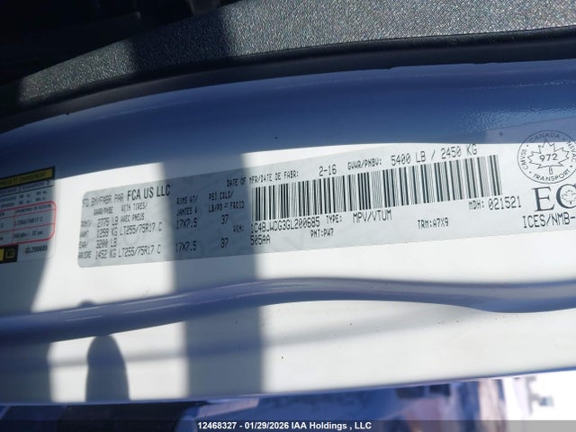 1C4BJWDG3GL200685 Jeep Wrangler Unlimited Sport