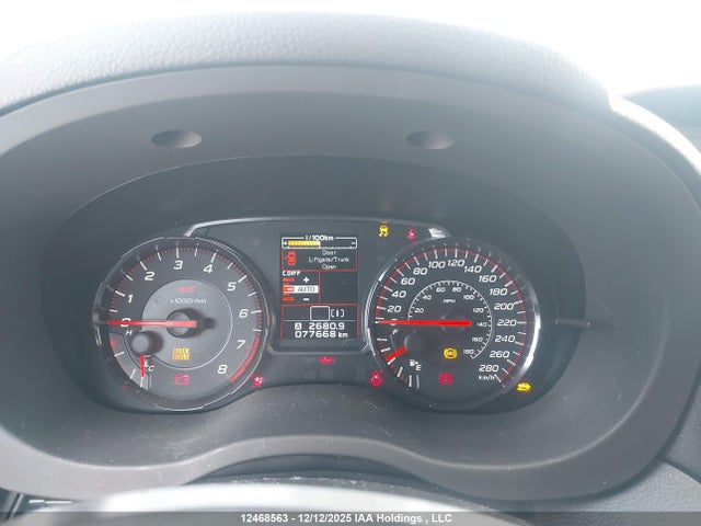 JF1VA2T60K9813082 Subaru Wrx Sti Sport