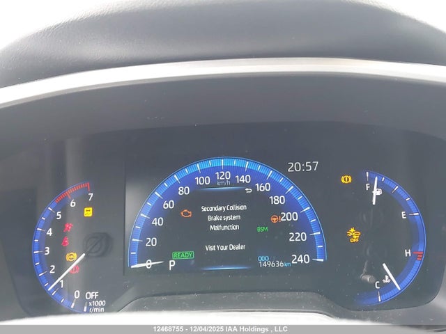 12468755 :رقم المزاد ، JTDBAMDEXNJ037285 vin ، 2022 Toyota Corolla Hybrid Base W/li Battery مزاد بيع