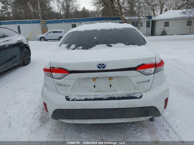 12468755 :رقم المزاد ، JTDBAMDEXNJ037285 vin ، 2022 Toyota Corolla Hybrid Base W/li Battery مزاد بيع