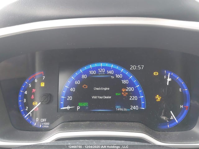 12468755 :رقم المزاد ، JTDBAMDEXNJ037285 vin ، 2022 Toyota Corolla Hybrid Base W/li Battery مزاد بيع