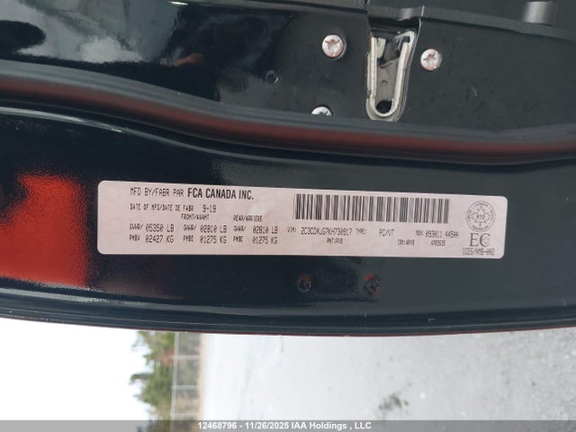 Dodge Charger Sxt 2019 2C3CDXJG7KH730917 Image 9