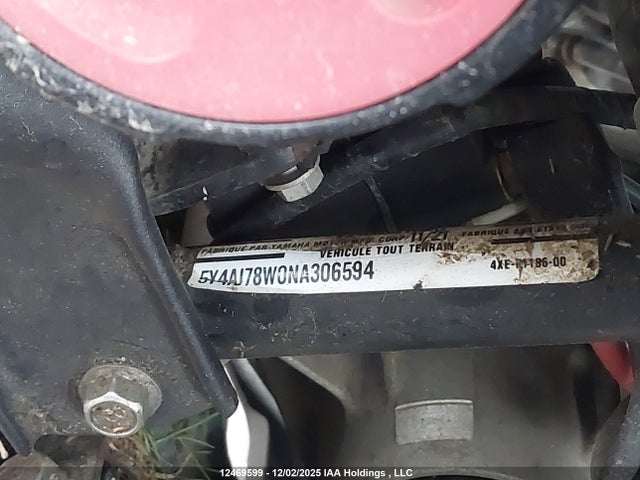 5Y4AJ78W0NA306594 Yamaha Yfm450 K