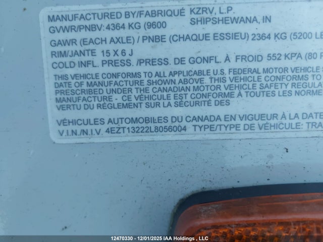 4EZT13222L8056004 Sporttrek 327vik