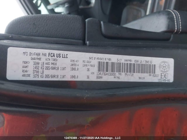 1C4RJFBG4HC926591 Jeep Grand Cherokee Limited