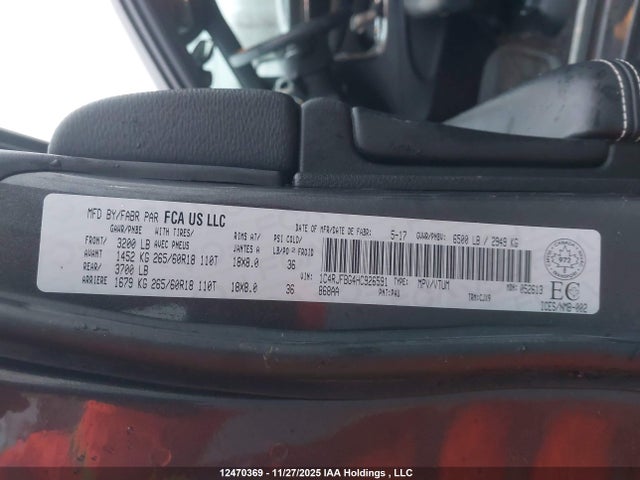 1C4RJFBG4HC926591 Jeep Grand Cherokee Limited