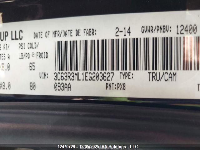 3C63R3ML1EG203627 RAM 3500 Laramie