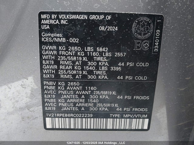 1V21RPE86RC022239 Volkswagen ID.4 PRO S
