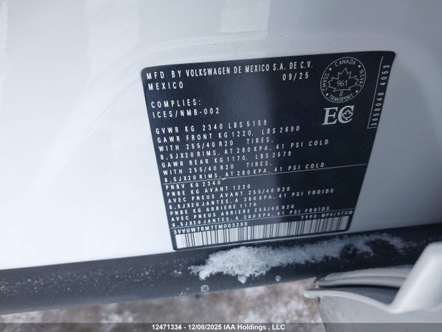 3VVUW7RM7TM003298 Volkswagen Tiguan