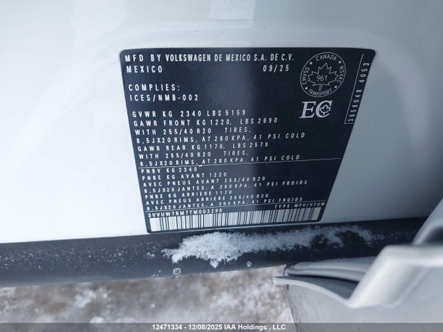 3VVUW7RM7TM003298 Volkswagen Tiguan