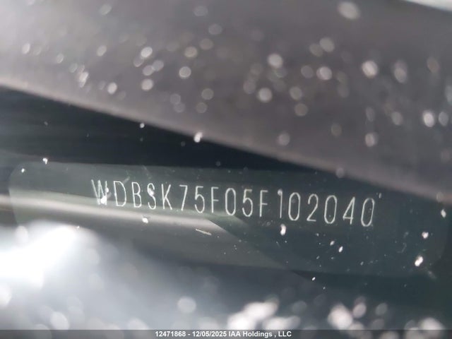 Aukcja sprzedaży 2005 Mercedes-benz Sl 500, vin: WDBSK75F05F102040, numer aukcji: 12471868