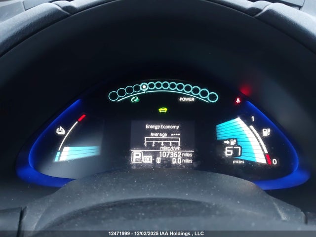 12471999 :رقم المزاد ، 1N4BZ0CP1HC306681 vin ، 2017 Nissan Leaf S/sv/sl مزاد بيع