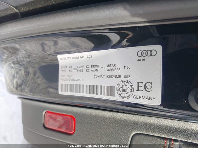 WAUEAAF44SA002508 Audi A4 45 Progressiv