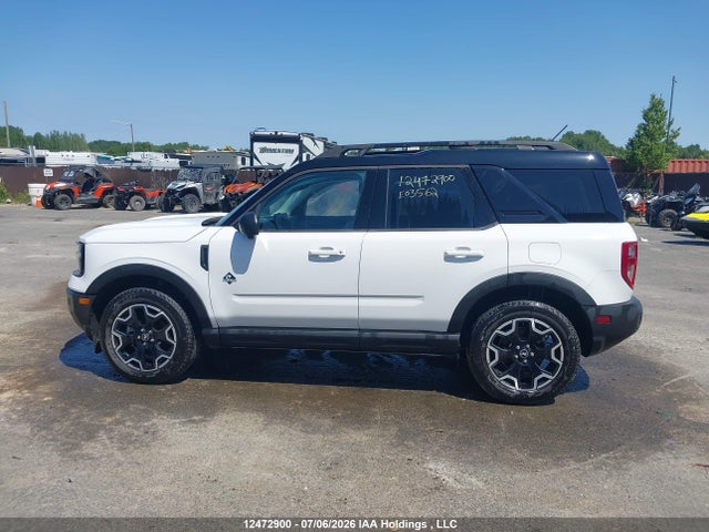 2025 Ford Bronco Sport Outer Banks მანქანა იყიდება აუქციონზე, vin: 3FMCR9CNXSRE03562, აუქციონის ნომერი: 12472900