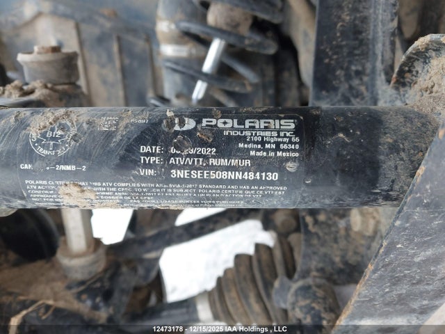 Polaris Sportsman 450 2022 3NESEE508NN484130 Image 14