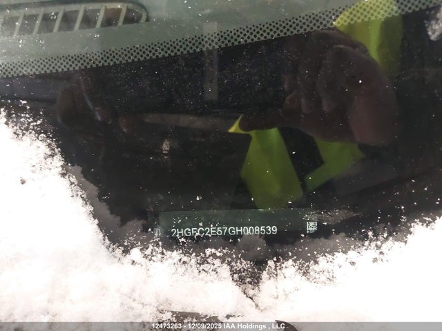 12473263 :رقم المزاد ، 2HGFC2E57GH008539 vin ، 2016 Honda Civic Lx مزاد بيع