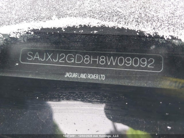 SAJXJ2GD8H8W09092 Jaguar Xjl Portfolio