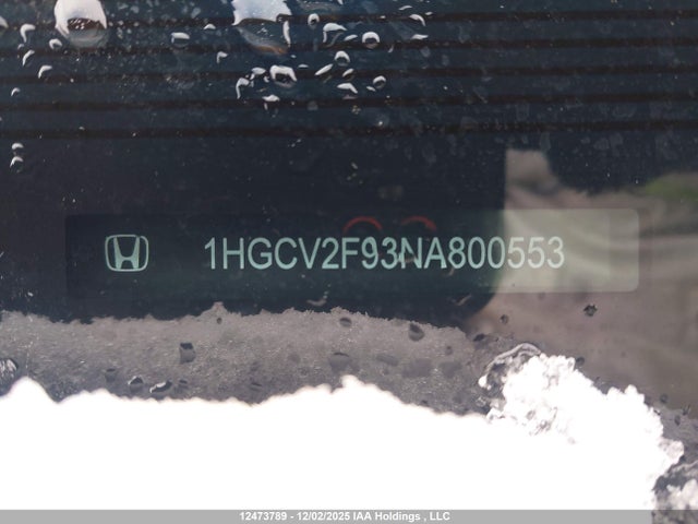 1HGCV2F93NA800553 Honda Accord Touring