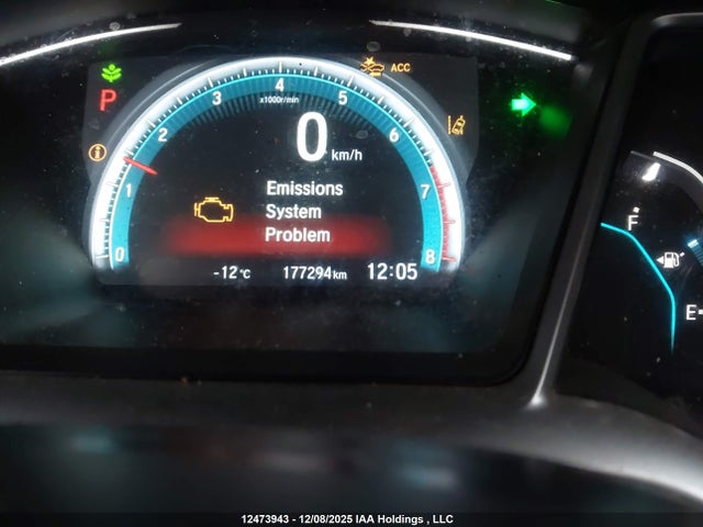 12473943 :رقم المزاد ، 2HGFC2F88JH001017 vin ، 2018 Honda Civic Ex 4dr مزاد بيع