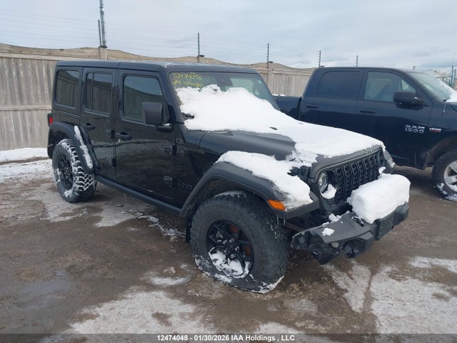 Auction sale of the 2024 Jeep Wrangler 4-door Willys, vin: 1C4PJXDG2RW310947, lot number: 12474048