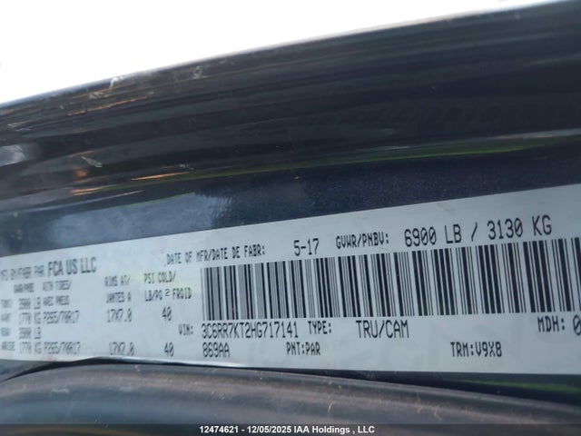 3C6RR7KT2HG717141 RAM 1500 St