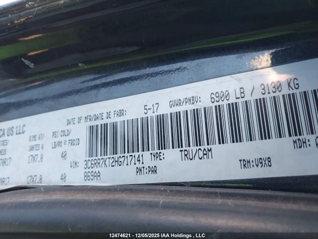 3C6RR7KT2HG717141 RAM 1500 St