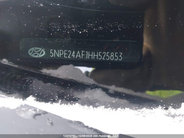 5NPE24AF1HH525853 Hyundai SONATA SE