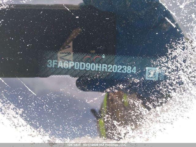 12474838 :رقم المزاد ، 3FA6P0D90HR202384 vin ، 2017 Ford Fusion Titanium مزاد بيع