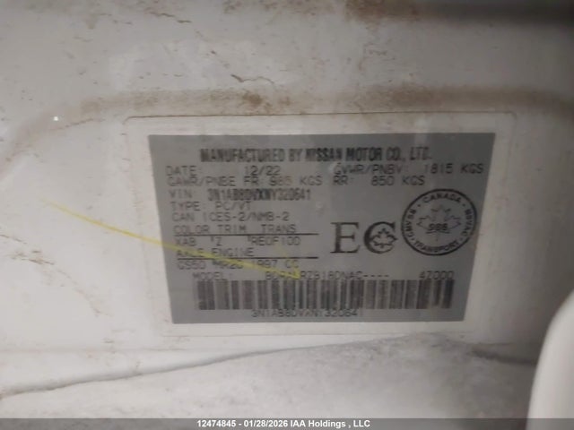 Nissan Sentra Sr/sr Midnight Edition 2022 3N1AB8DVXNY320641 Image 9