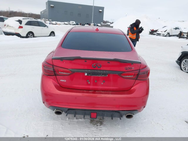 JN1FV7AR0JM480815 Infiniti Q50 Red Sport 400