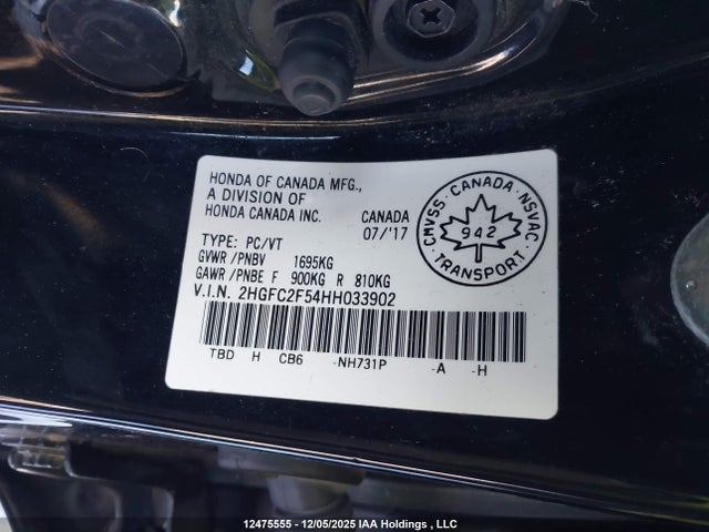 Honda Civic Lx 2017 2HGFC2F54HH033902 Image 38