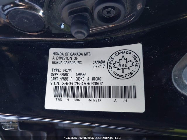 Honda Civic Lx 2017 2HGFC2F54HH033902 Image 30