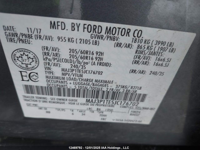 Ford ECOSPORT S 2018 MAJ3P1TE5JC176702 Image 33