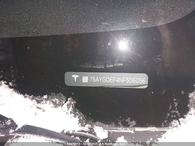 7SAYGDEF4NF506056 Tesla Model Y