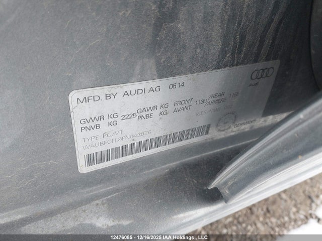 WAUBFCFL8EN043826 Audi A4 PREMIUM