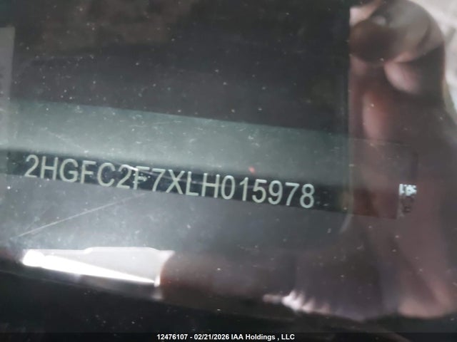 2HGFC2F7XLH015978 Honda CIVIC EX