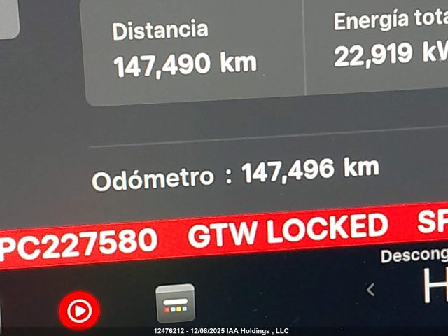 LRWYGDFD7PC227580 Tesla Model Y Rwd