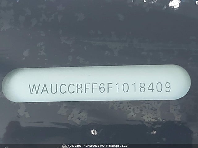 12476303 :رقم المزاد ، WAUCCRFF6F1018409 vin ، 2015 Audi A3 Premium Plus مزاد بيع